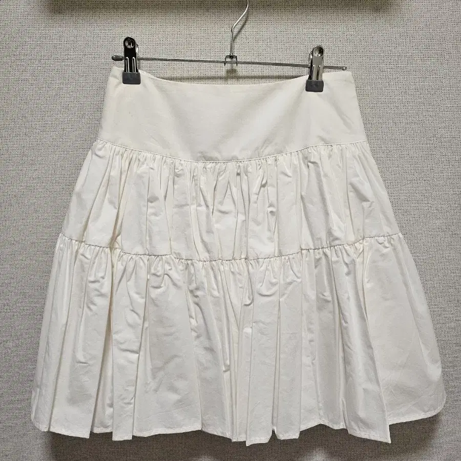 더티스 CREAM COTTON SKIRT (CREAM) M사이즈