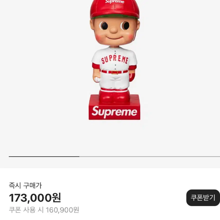 슈프림 바블 헤드 레드 피규어 Supreme Bobblehead Red