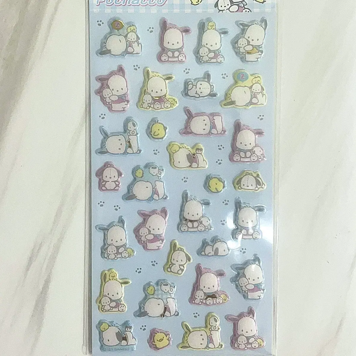 (Genuine) Sanrio Pochaco Foam Stereoscopic Stickers