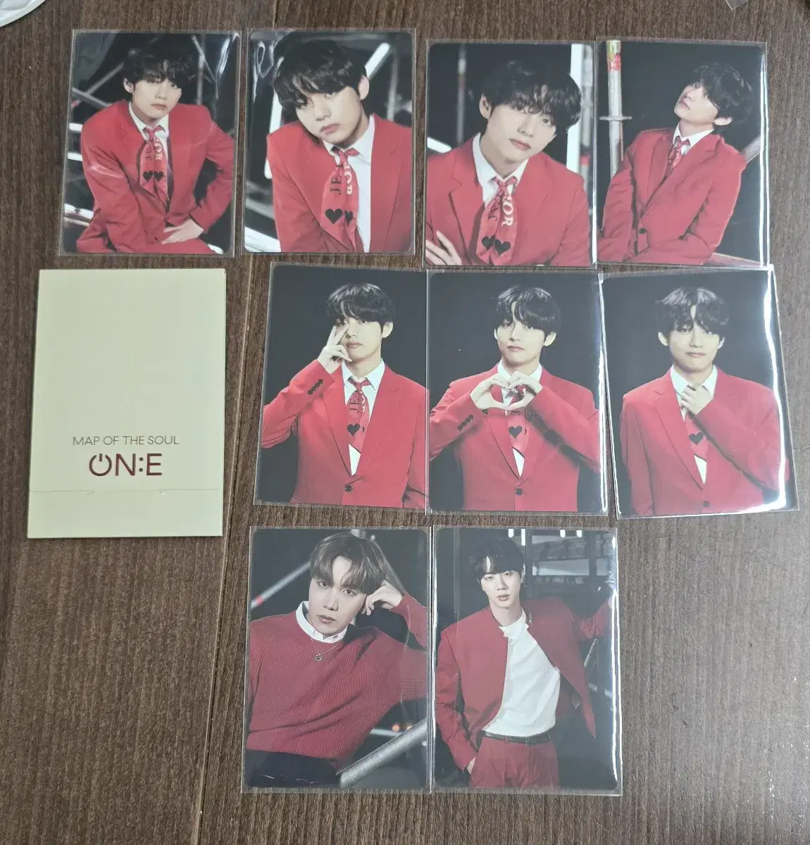 Bulk of 9 bangtan MapSolOne Mini Photocards