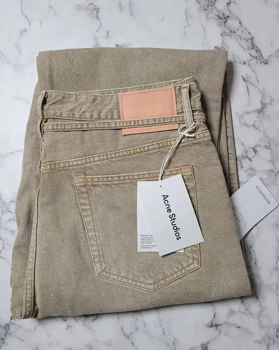 Akne Studios Sand Beige Denim 34