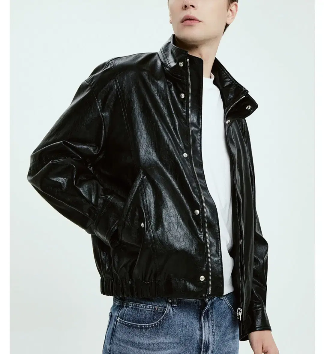 Time Homme Vegan Leather Jacket 105