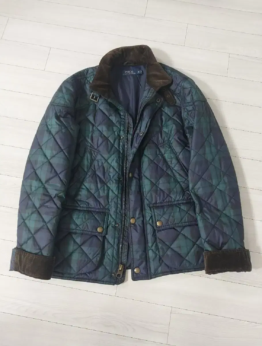 Polo Blackwatch Tartan Quilted Jacket S