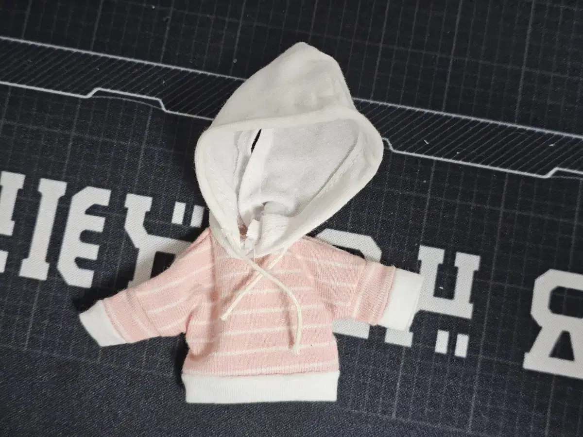 Obitsuobi OB11 Pink Pink Striped Hoodie