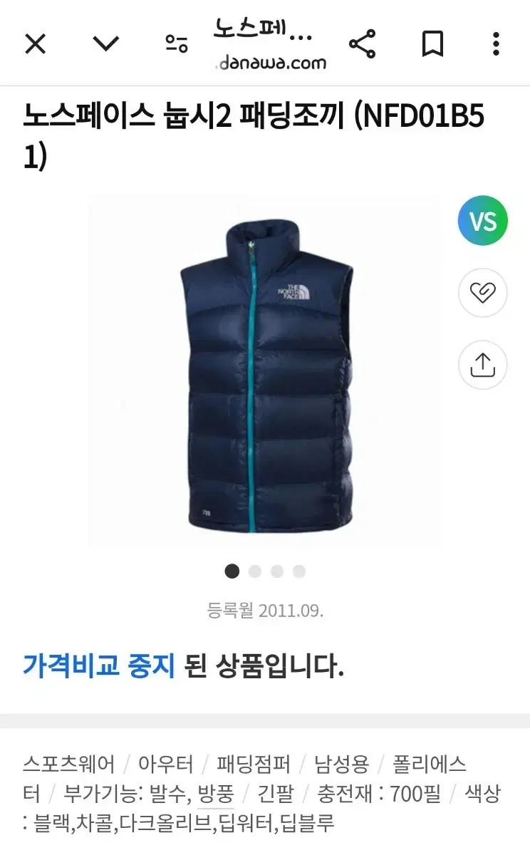 The North Face Nupsy2 Puffer Vest