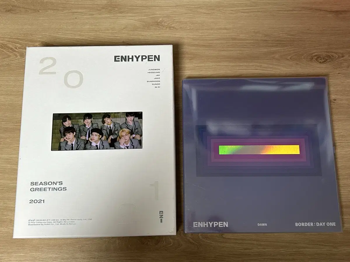 Enhypen 2021 seasons greetings + Albums