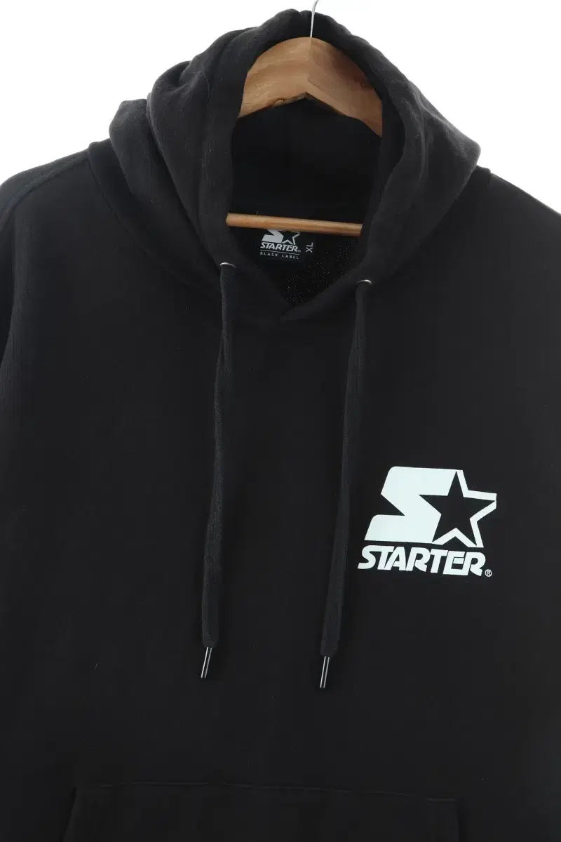 (XL) Starter Hoodie Black Old School Limited Edition - 103BA