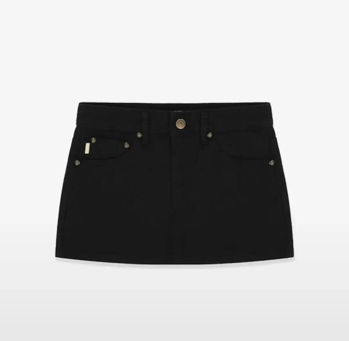 글로니(glowny) 99 LOW-RISE MINI SKIRT M 블랙