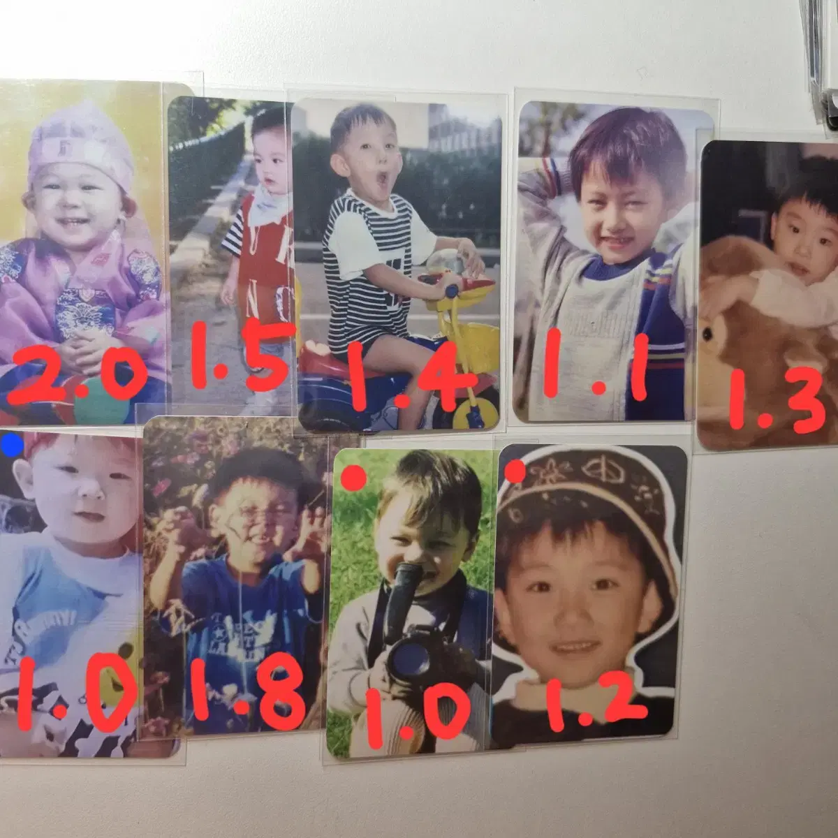 Seventeen semi colons pre-order benefit baby photocards for sale!