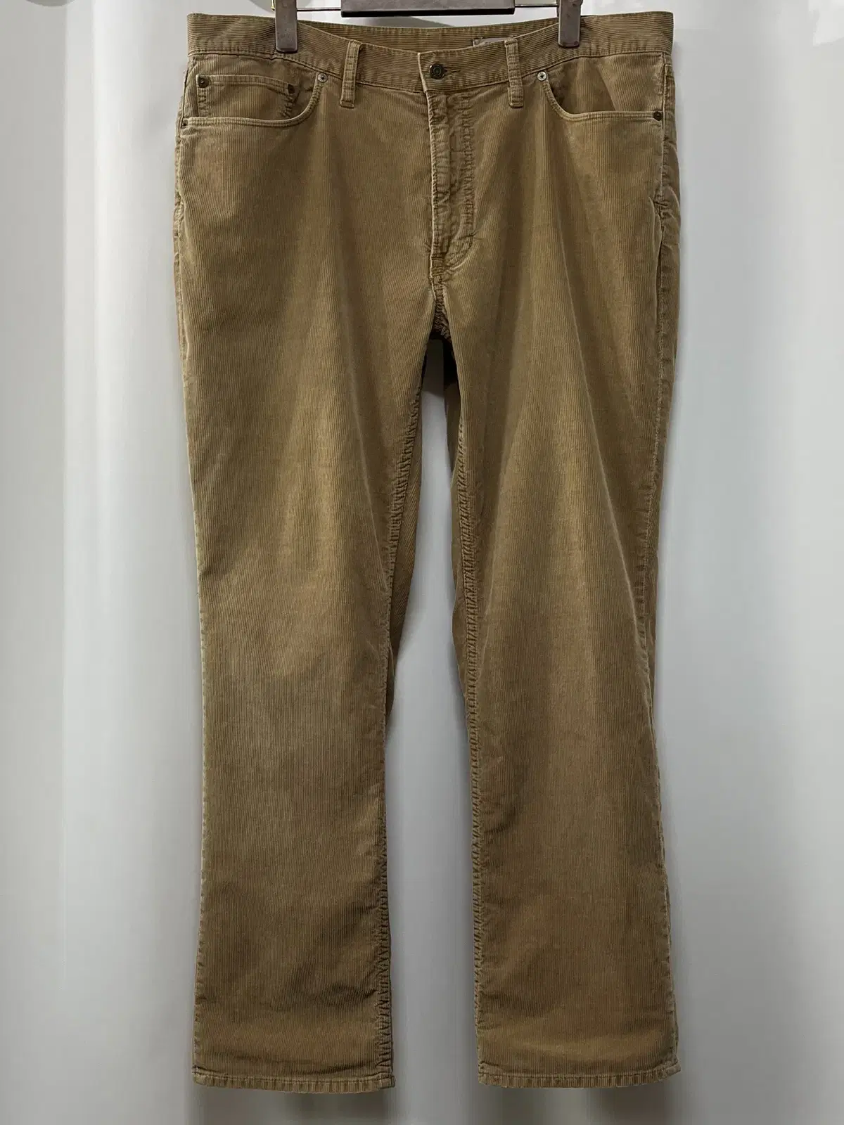 Polo Ralph Lauren Tan Beige Garment Dyed 650 Straight Corduroy Trousers