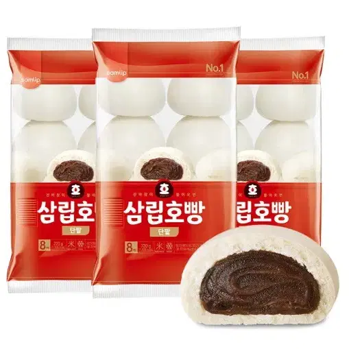 무료배송-삼립호빵 팥호빵 90g 24개 (8개입 3개)