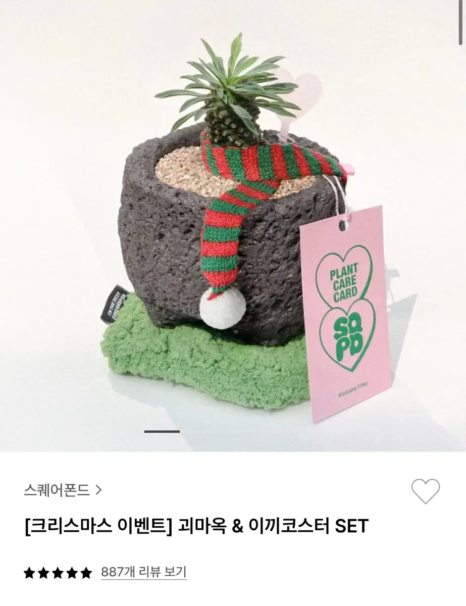 29cm Gomaok Moss Coaster