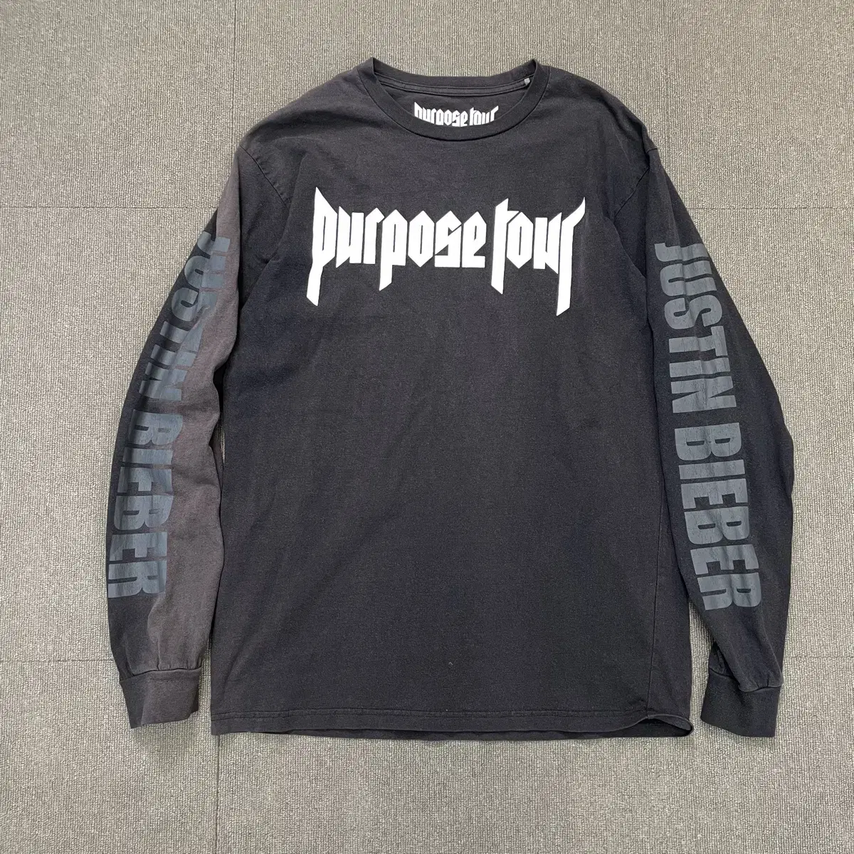 vintage purpose tour 저스틴비버 오리지널 머천다이즈 L