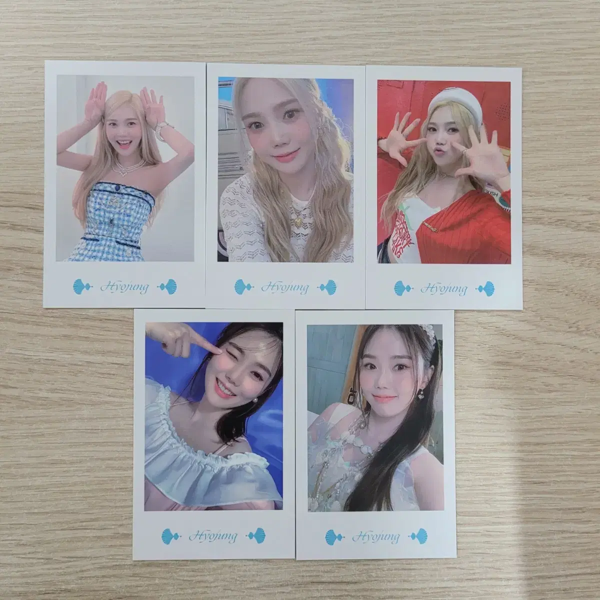 Oh my girl hyojung pola polaroid summer is here md wts