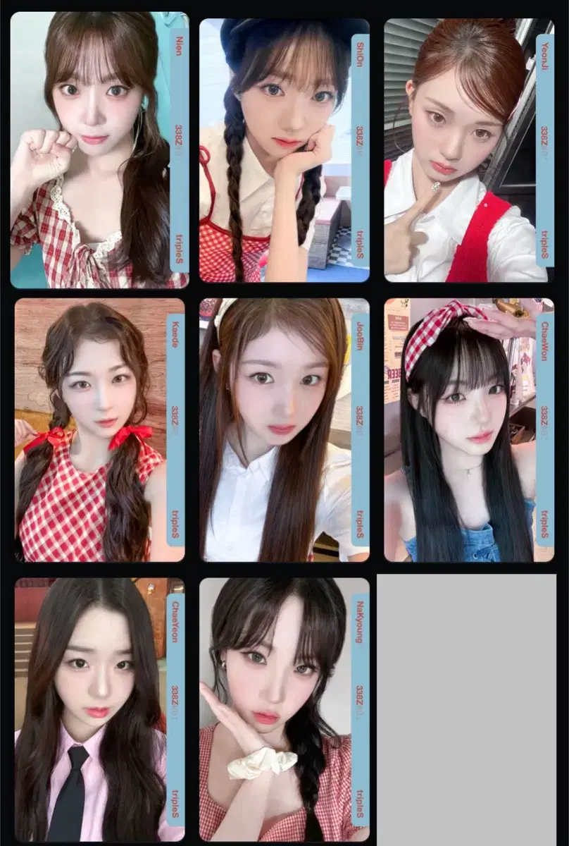 Triples Fan Club Objects chaeyeon nakyung kaede yeonji Nien Zuu Bin sion Chaewon