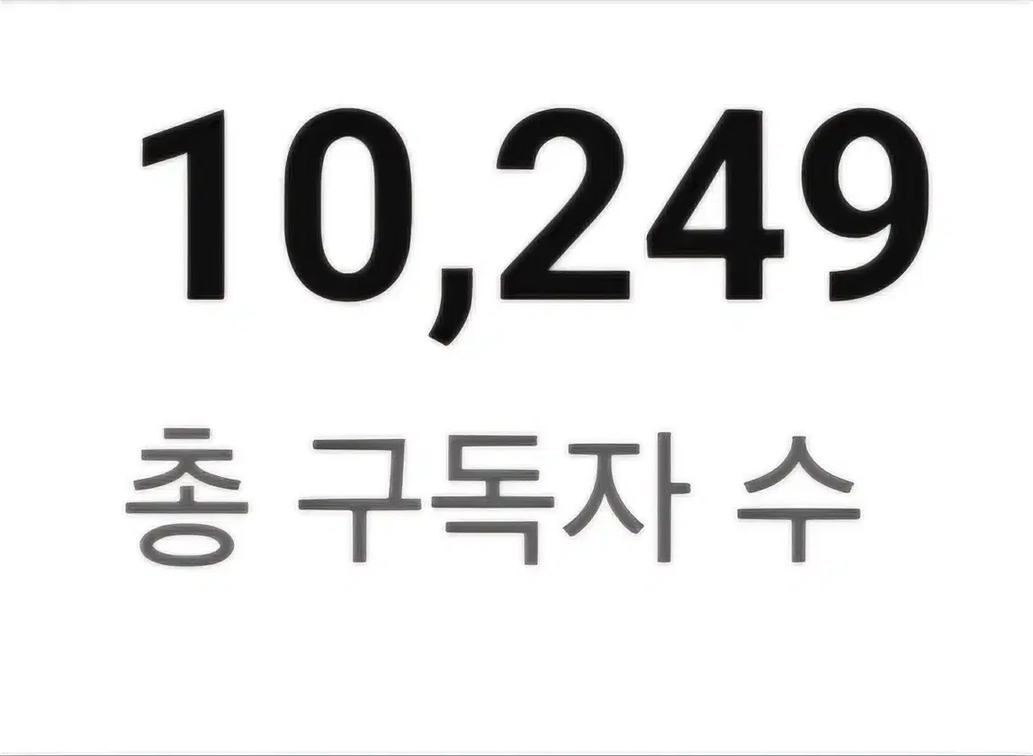 유튜브 구독자10000명팝니다