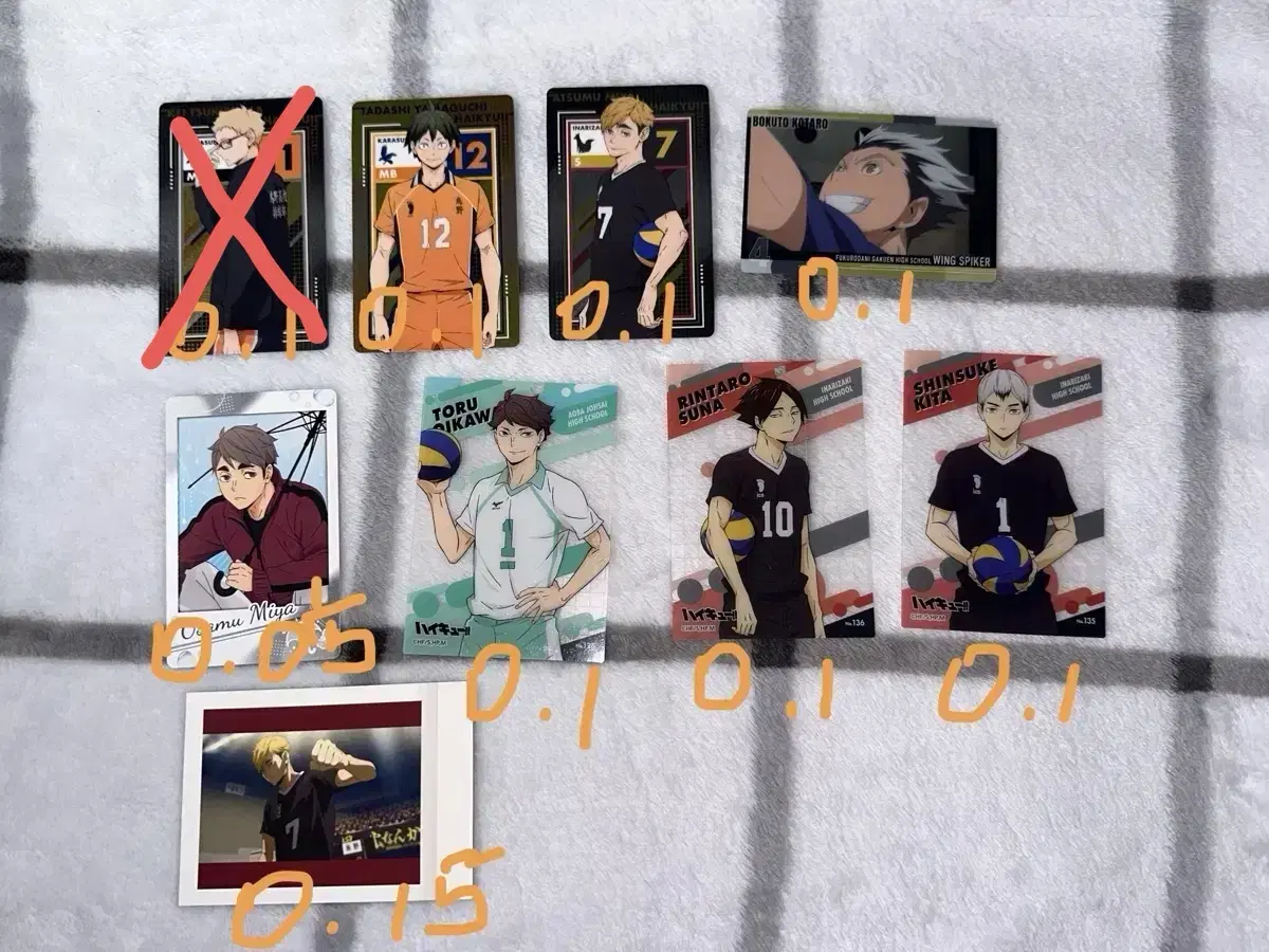 Haikyuu Metal Card, Clear Card, Profile Card, Pashakore (Miya Atsumu,Oikawa