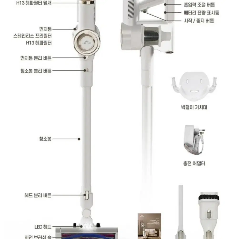 [미사용 신품]라헨느 더 퀸 익스트림 V11 무선청소기 LHN-8200W