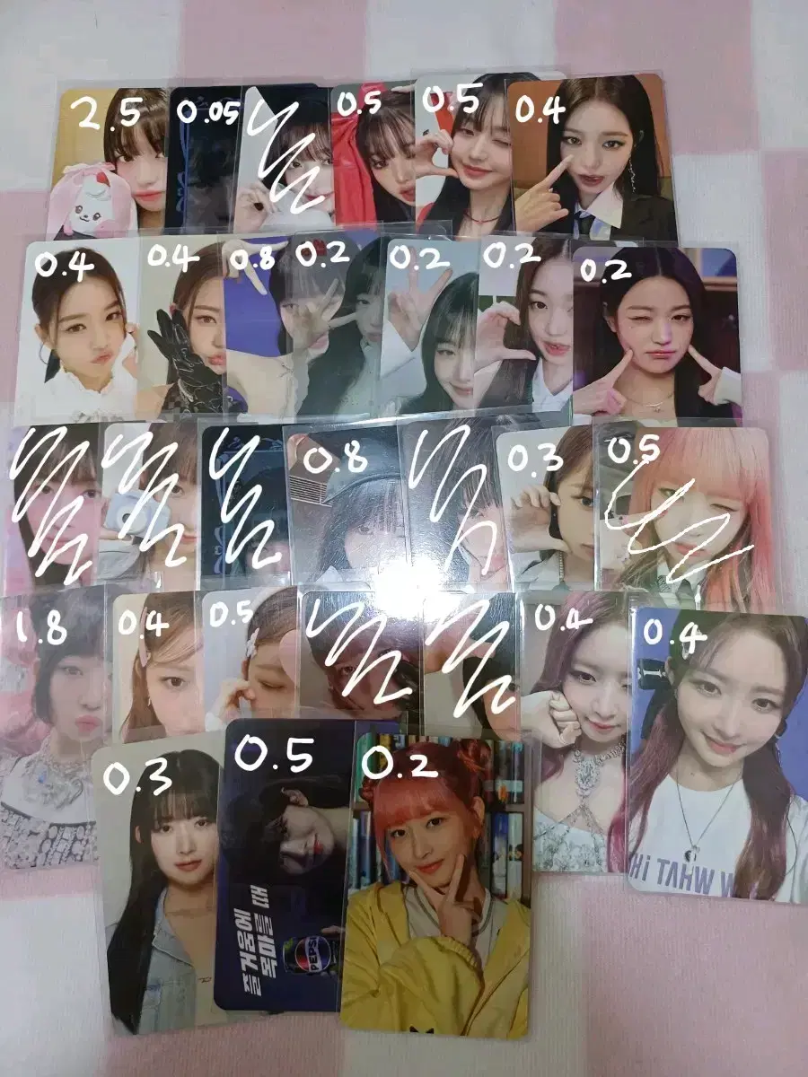 ive photocard sell ive id syseking yujin gaeul lay wonyoung liz leeseo