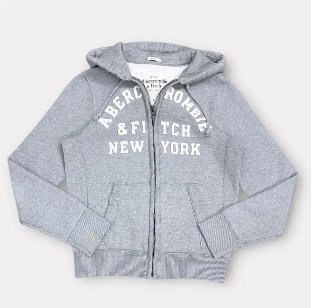 Abercrombie & Fitch Heavyweight Brushed Hoodie Zip Up