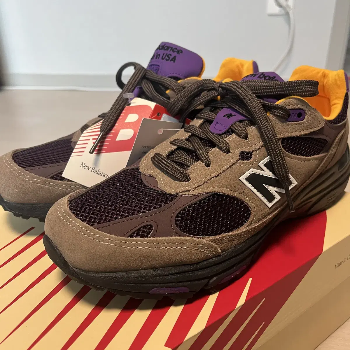 뉴발란스 993 브라운 275 NEW BALANCE U993MU