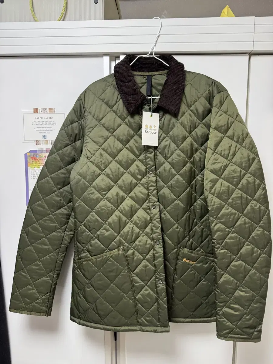 (New) Barbour Quilted Jacket Olive M