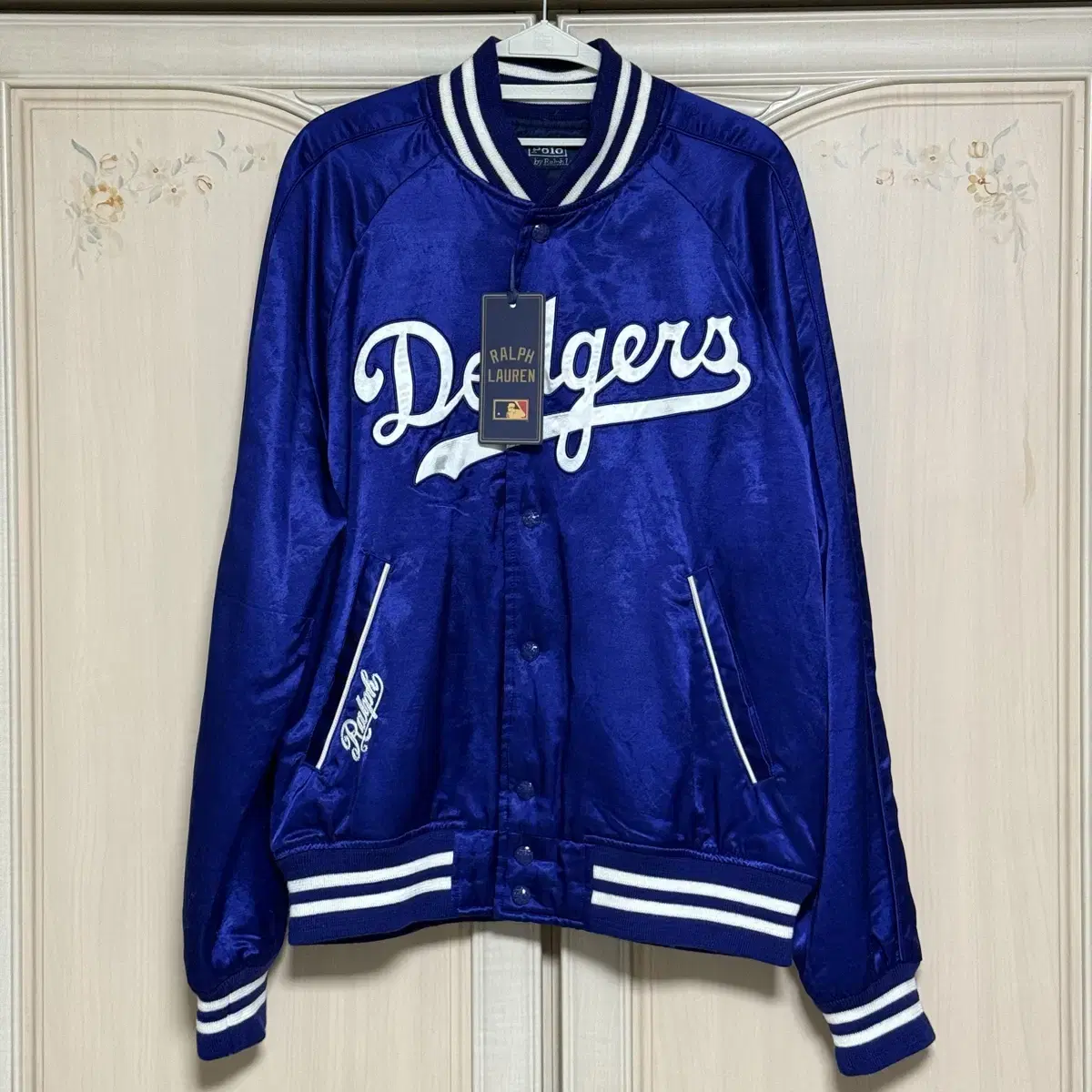 [New, M] Polo Ralph Lauren x MLB LA Dodgers Satin Varsity