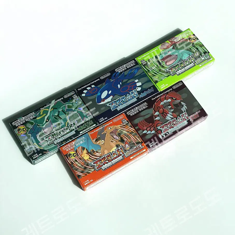 게임보이 어드밴스 GBA 포켓몬스터 박스셋 한글