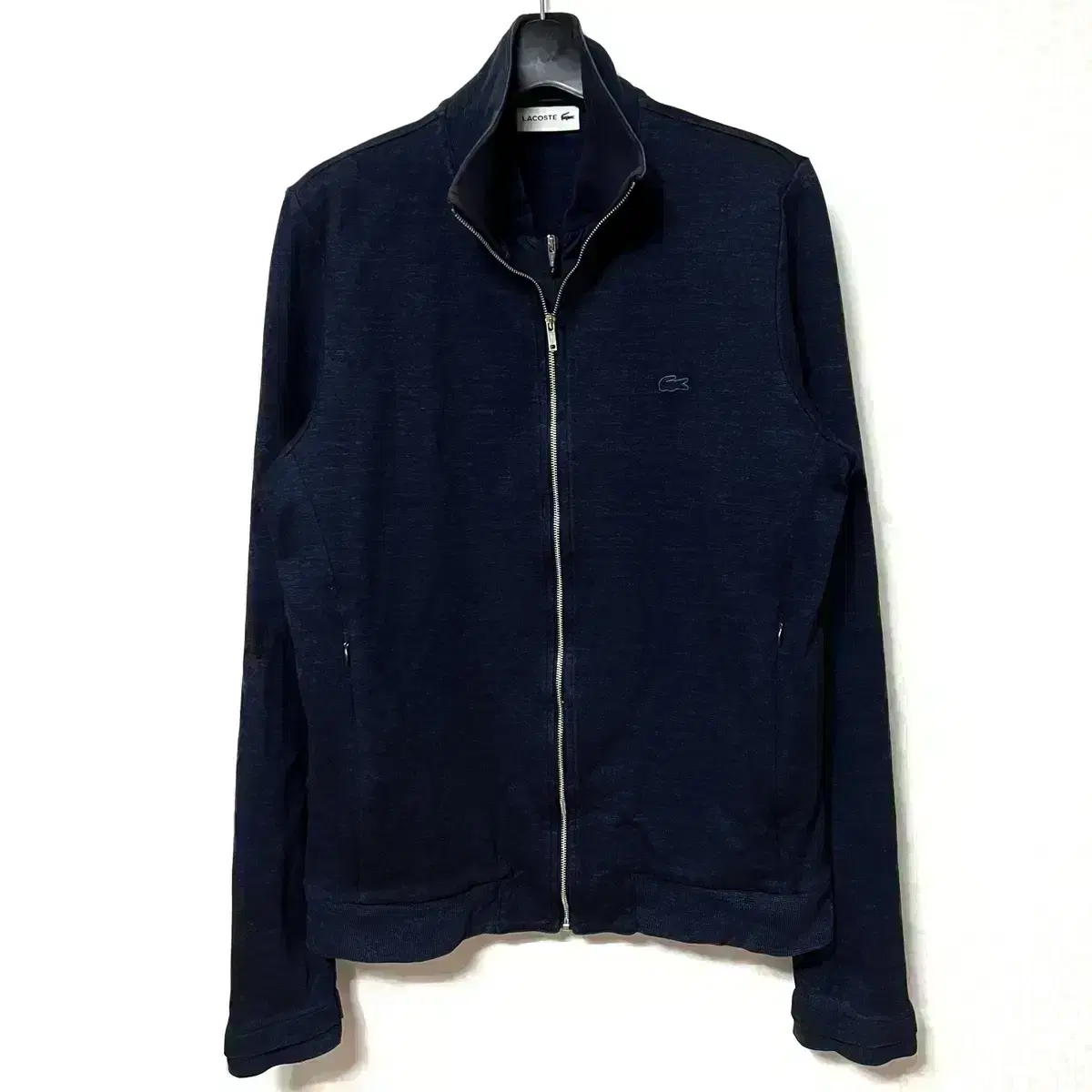 [M,95](Genuine)Lacoste Training zip-up jacket navy