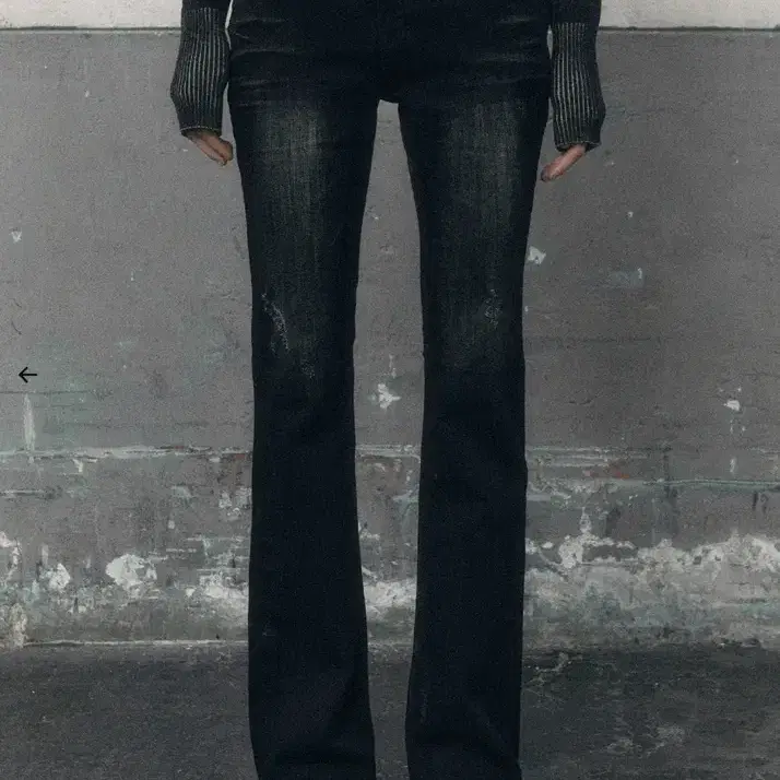 보헴서 DARKNESS BOOTCUT JEANS