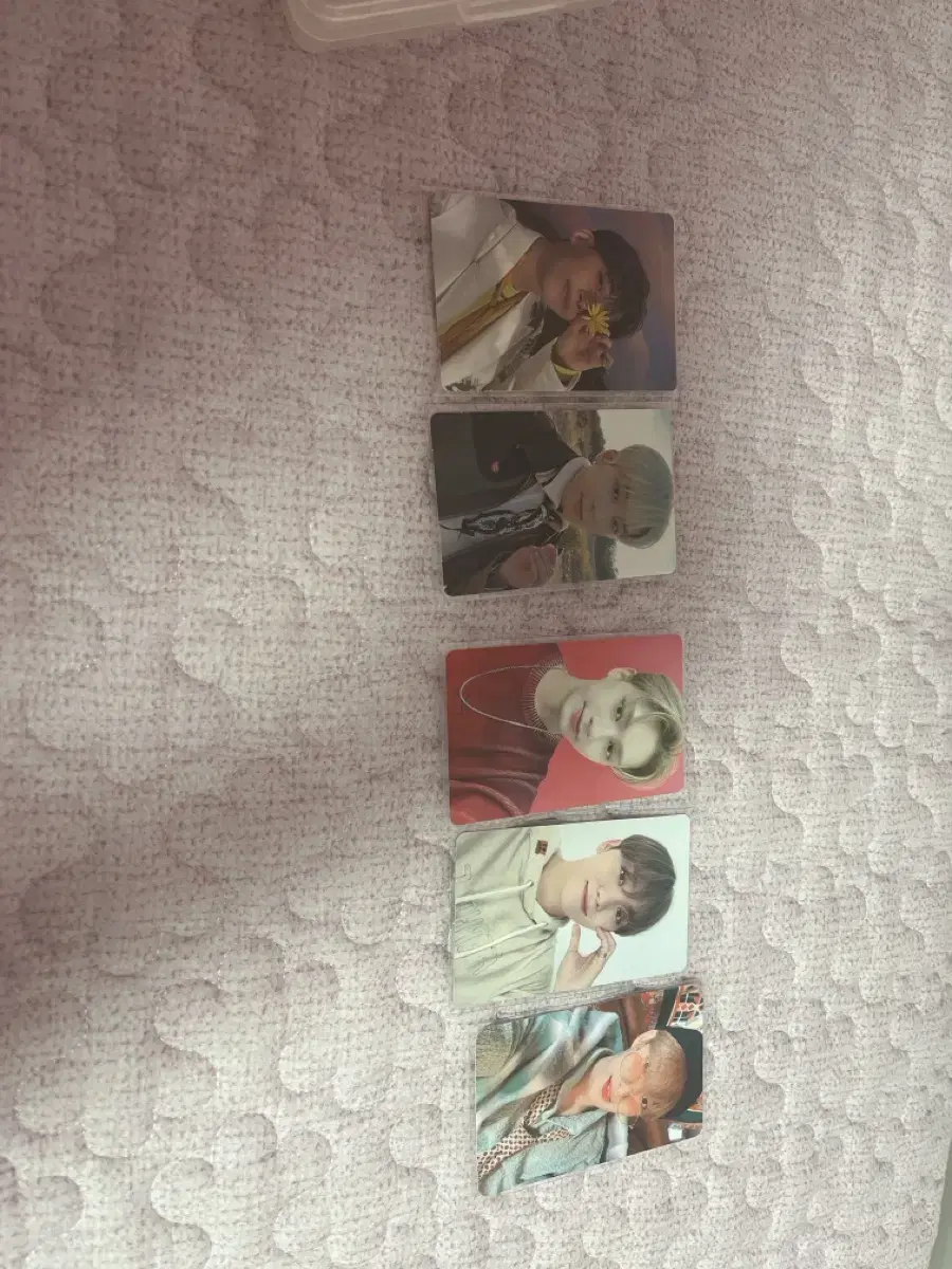 Seventeen photocard jeonghan wonwoo seungkwan dk jun.