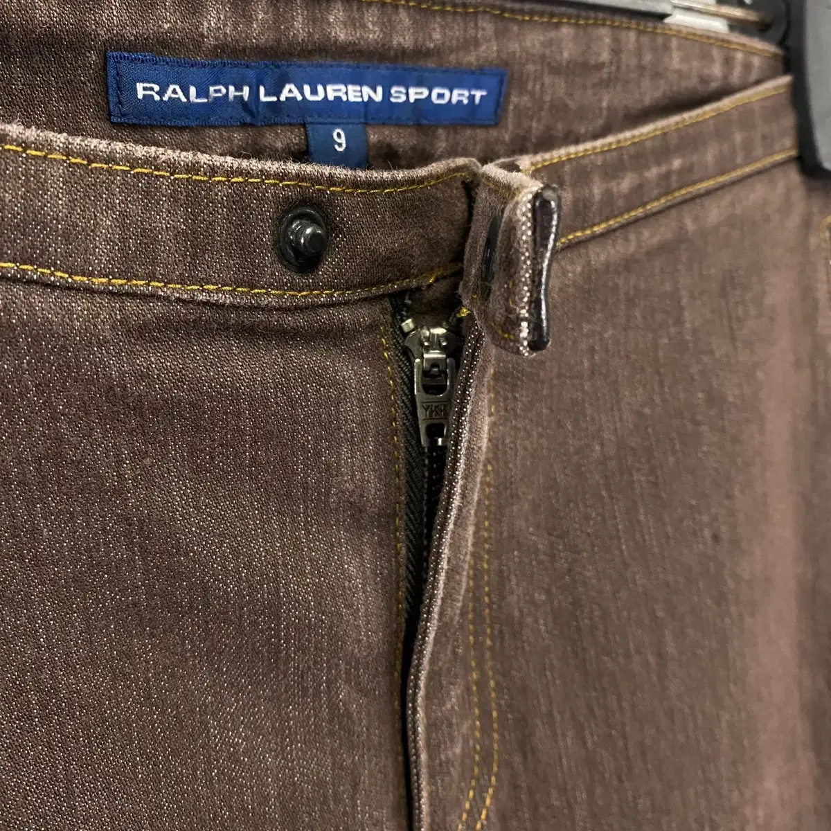 빈티지 RALPH LAUREN SPORT 지퍼 디테일 데님팬츠