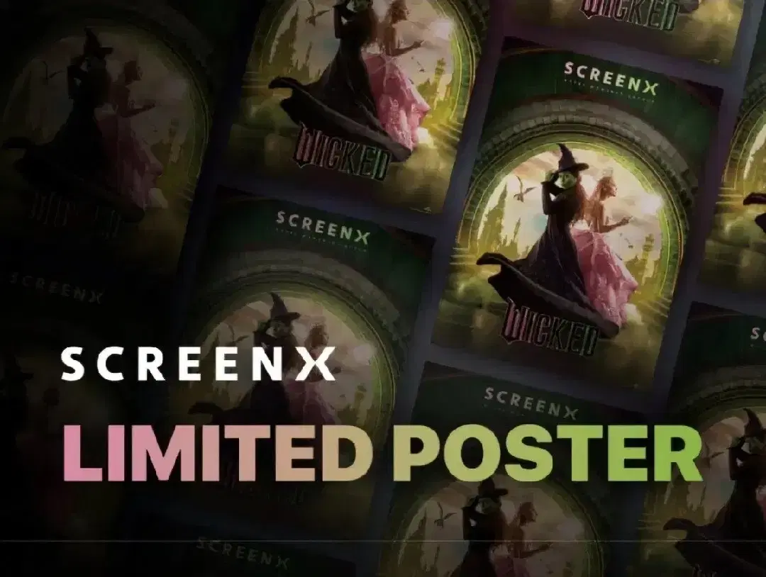 Wicked ScreenX poster