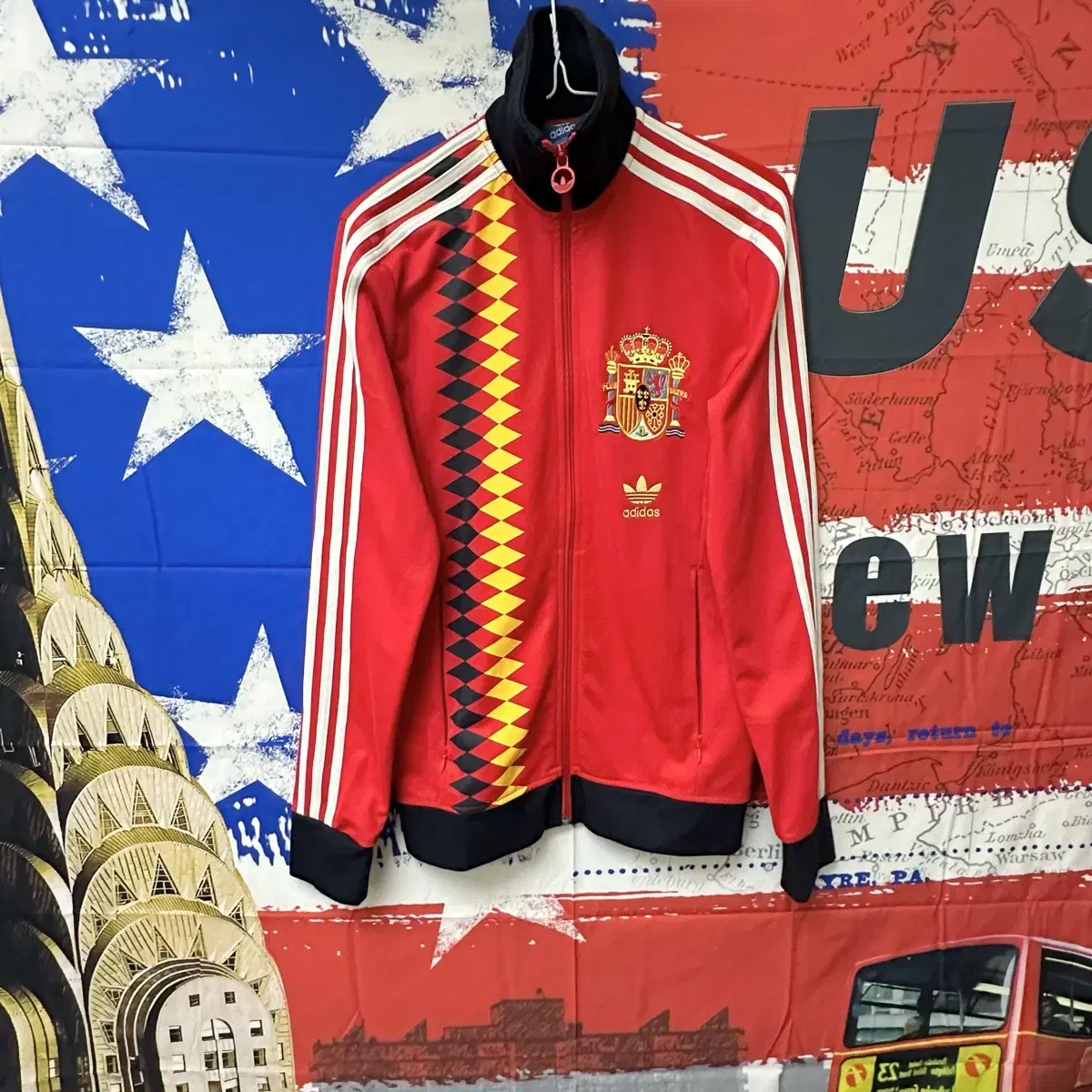 218.S-class Old School 90s Spain National Team Jersey M95