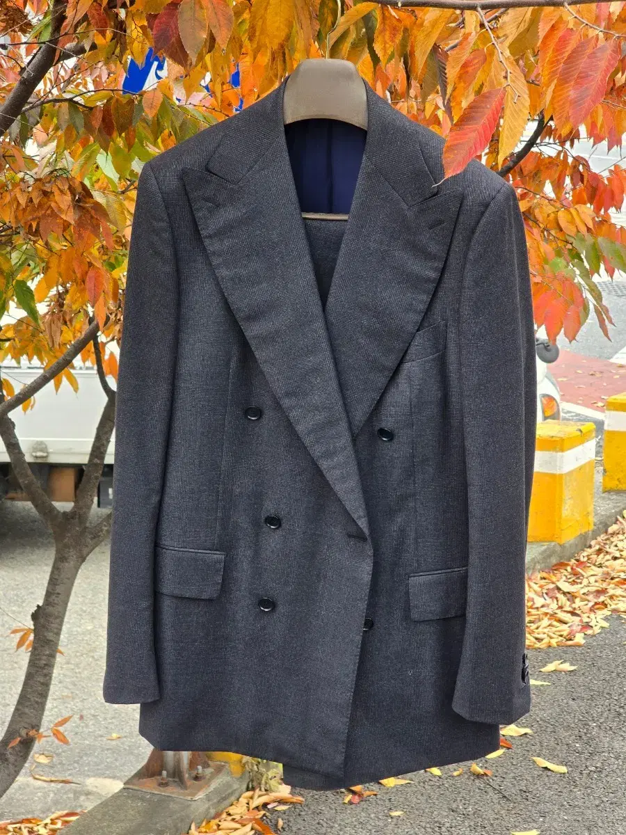 Lansmere Navy Glencheck Doublesuit (50R)