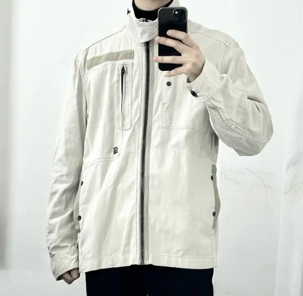 (NEW) Gistarow High Neck Utility Jacket