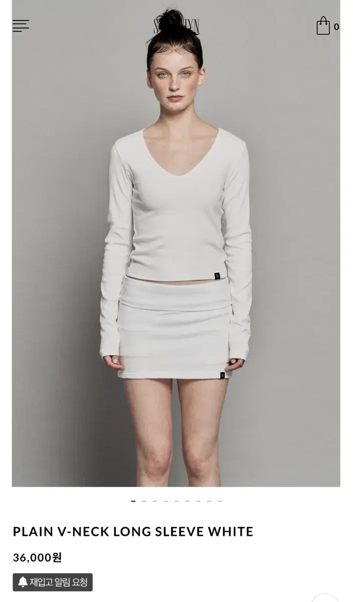 시너진 PLAIN V-NECK LONG SLEEVE