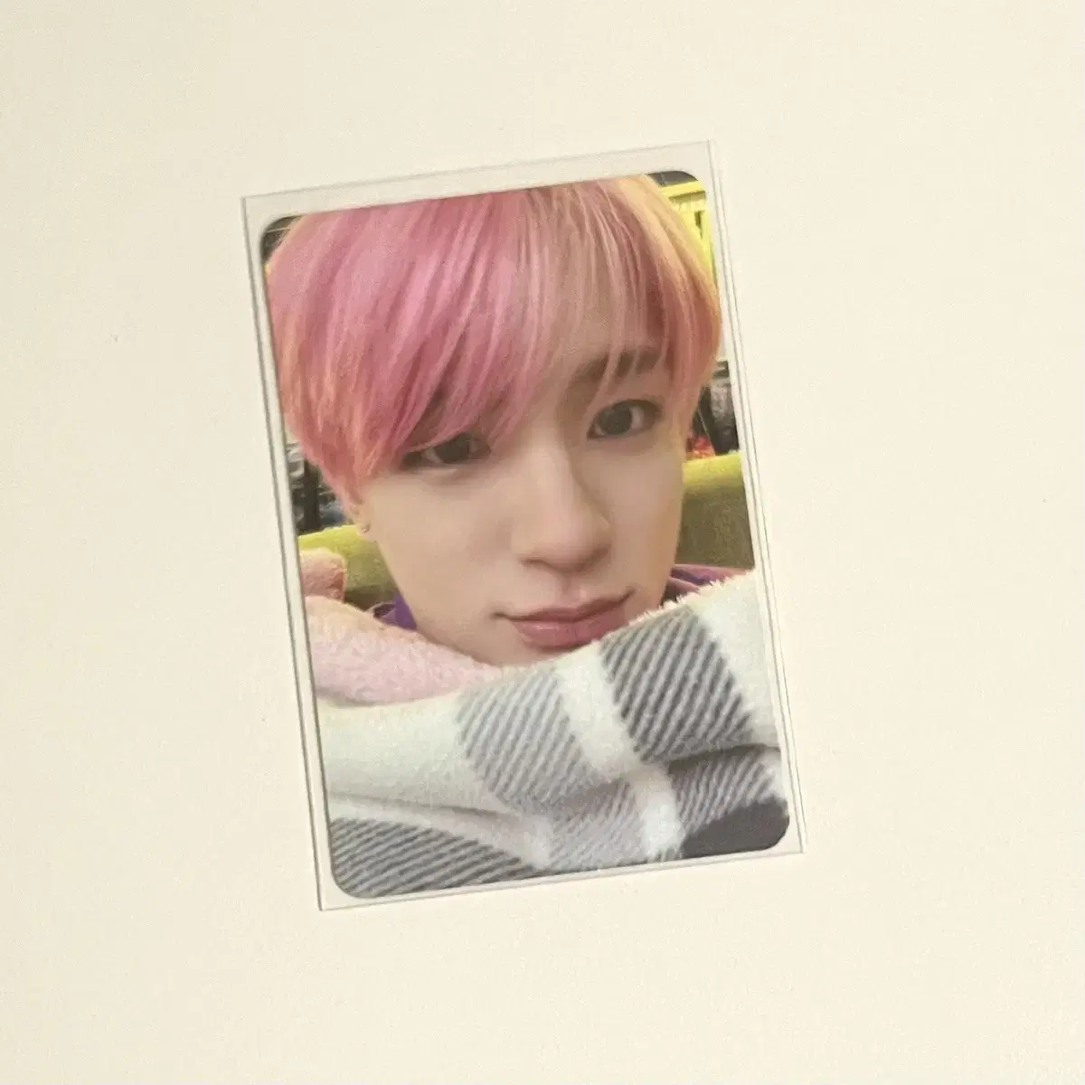 NCT jeno buffering blanket photocard