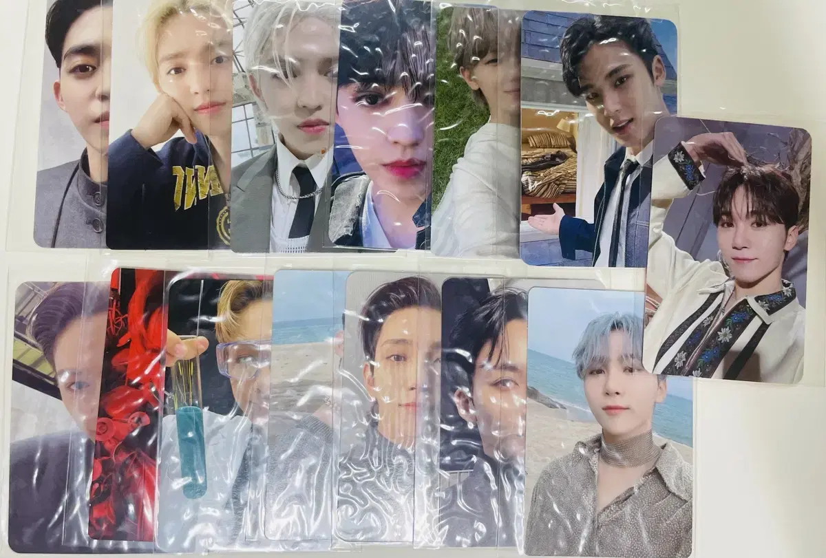 SeventeenSeungkwan Woo Ji MinJeonghan JeongJoshua JunSeungchul photocard bulk Atacafe the sunPre-order benefits