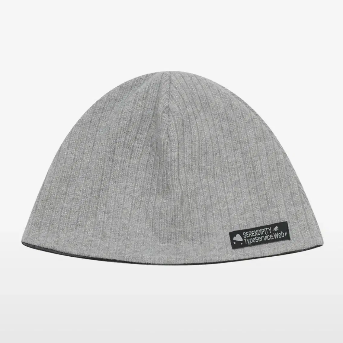 타입서비스 Reversible Glitter Beanie [Black]