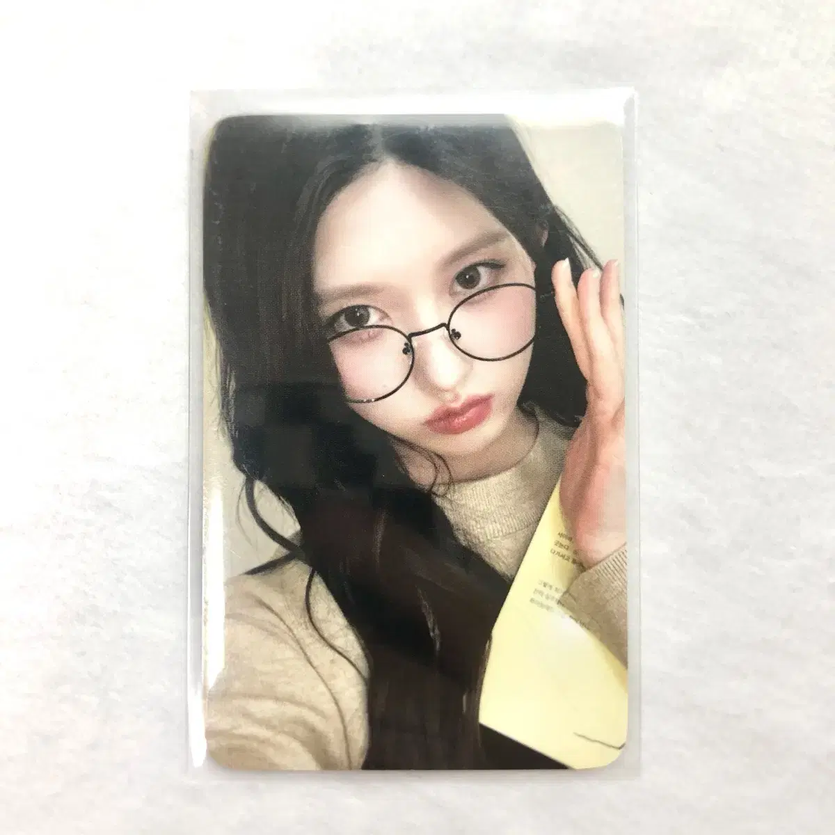 ive gaeul ihavemine with muu luckydraw ld sell glasses photocard 