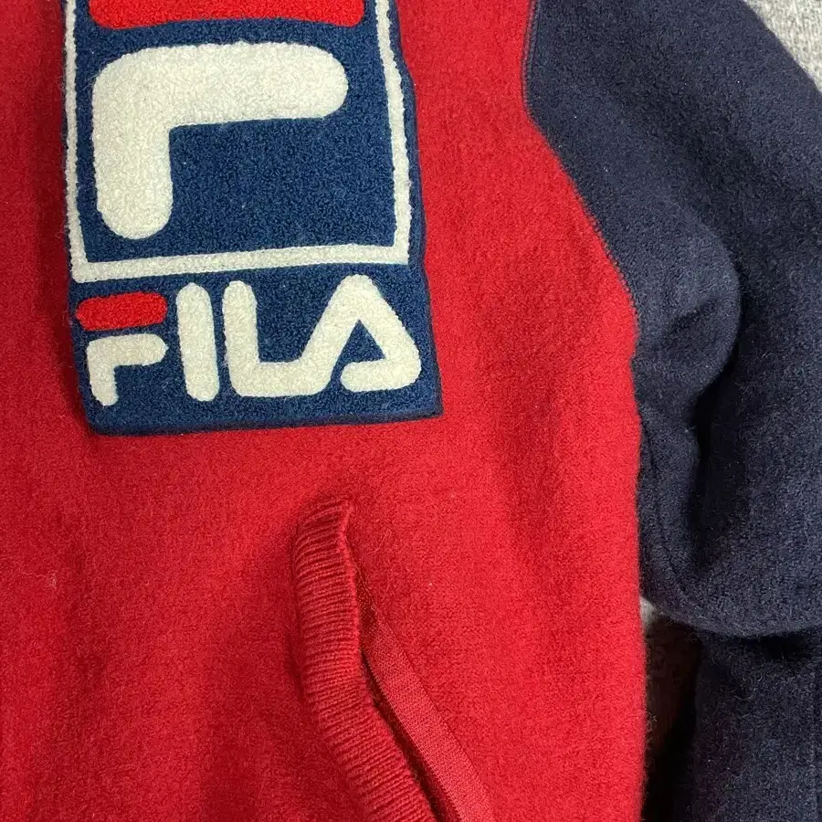 90s japan vintage FILA 울 점퍼