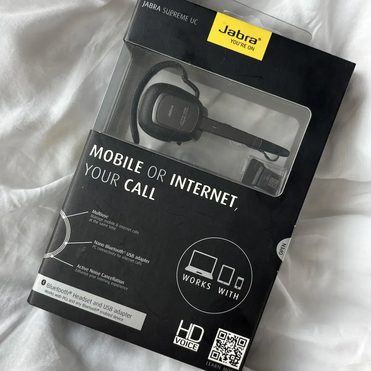 (새상품) 자브라 Jabra supreme uc 블루투스 헤드셋