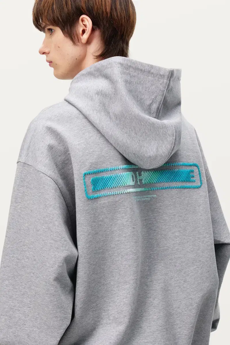 Solid Homme 24FW Gradient Back Logo Hoodie