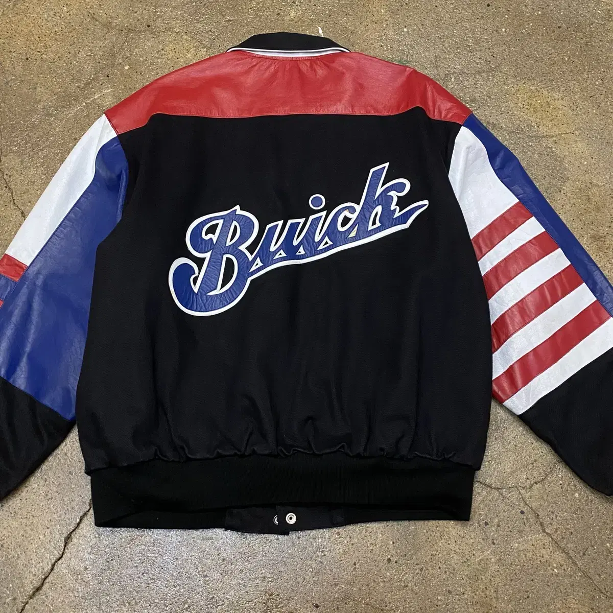 90s Made in USA 제프헤밀턴 뷰익 Buick 바시티자켓