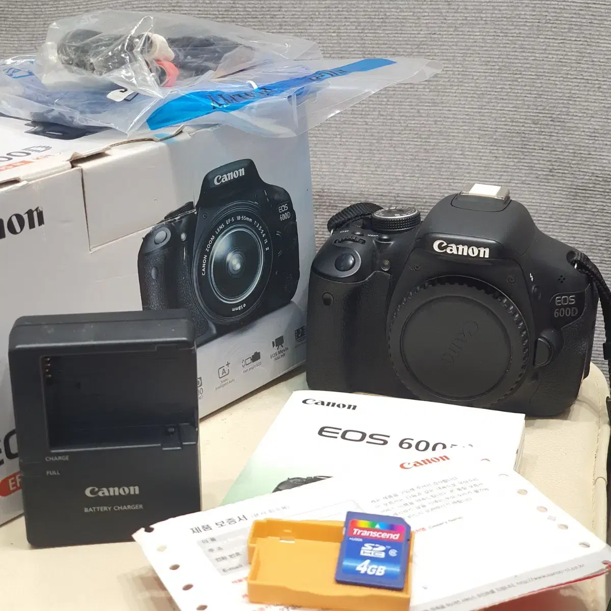 캐논 카메라 DSLR 600D 바디