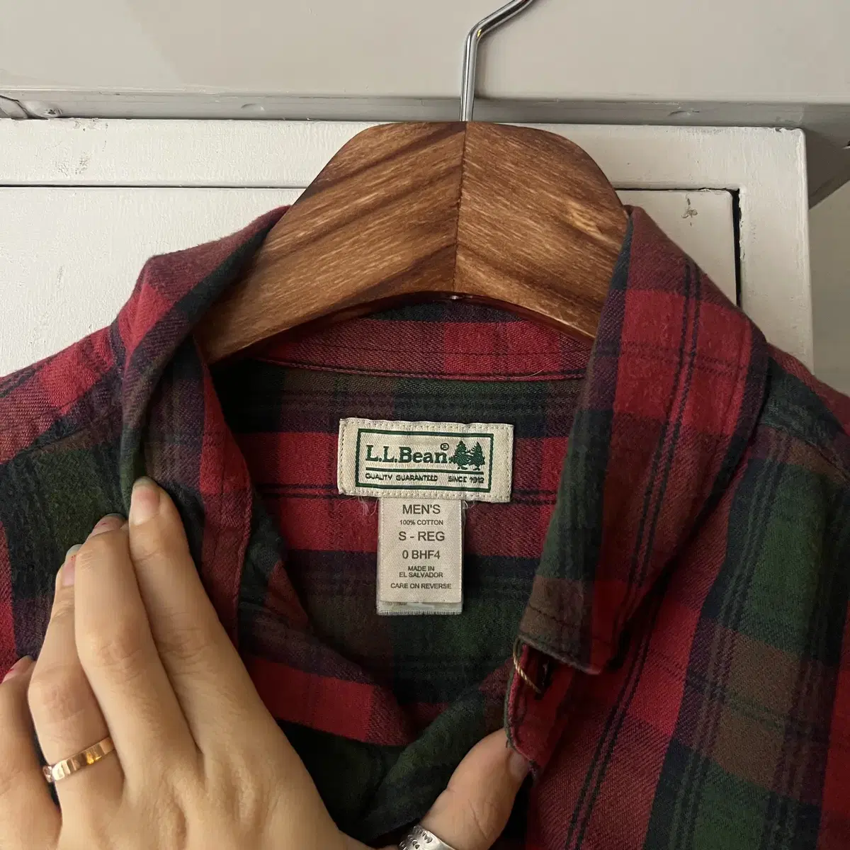 [S]L.L.Bean 엘엘빈 타탄체크 코튼 셔츠