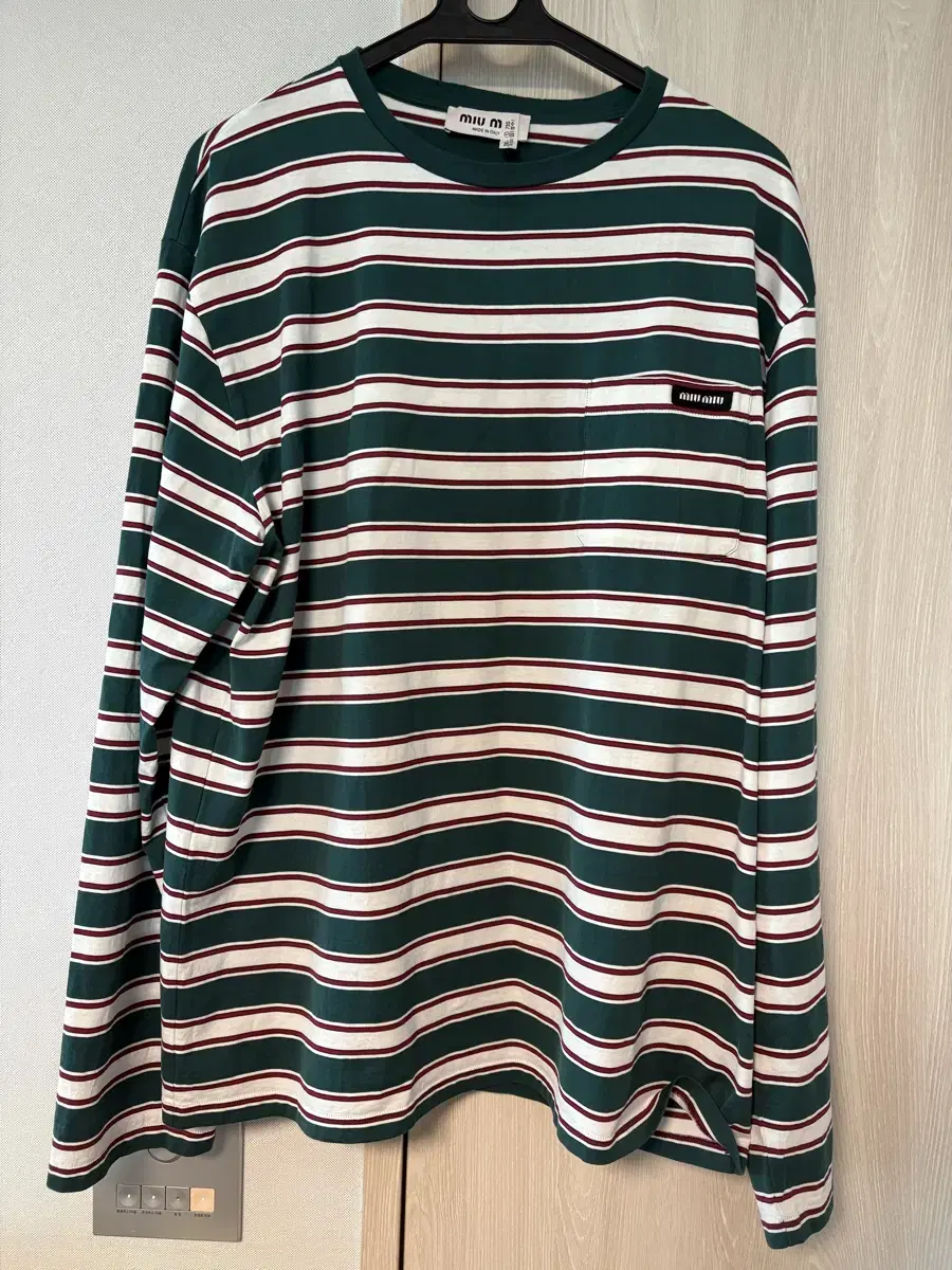 Miu Miu 23SS Striped Long Sleeve L