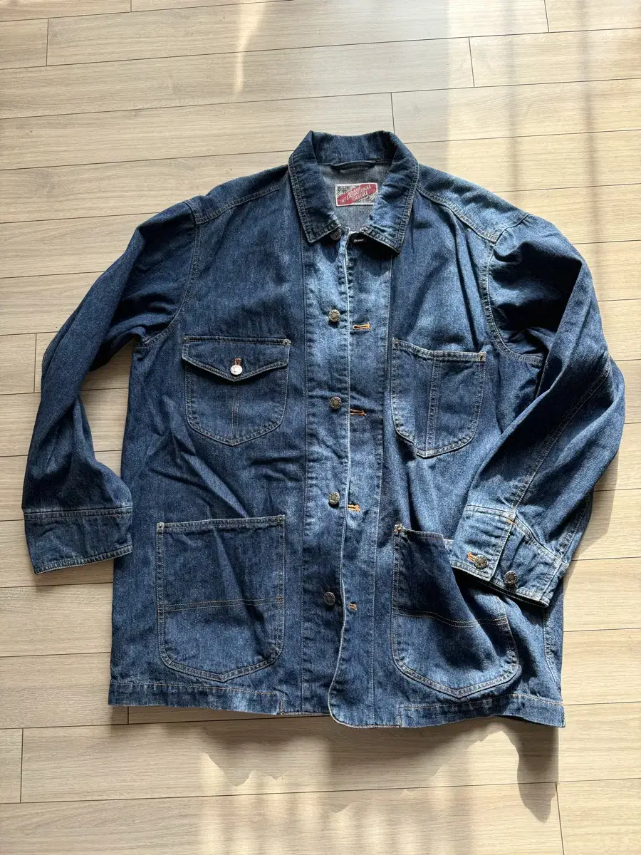 international classic coverall denim chore jacket