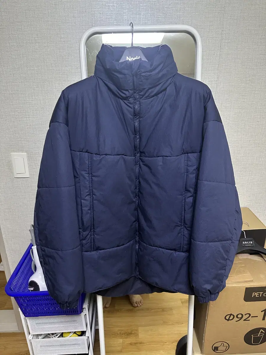 [M]23fw Nanamika Insulated Jacket Navy for sale